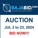 Baja Bid Auction JUL 2-23, 2024